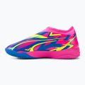 PUMA Ultra Match LL Energy IT+Mid Jr Kinder Fußballschuhe leuchtend pink/ultra blau/gelb alert 10