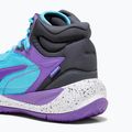 Herren Basketballschuhe PUMA Playmaker Pro Mid lila glimmer/hell aqua/stark grau/weiß 11