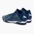 PUMA Future Match TT + Mid Jr Kinder Fußballschuhe persisch blau/puma weiß/ultra grün 3