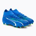 PUMA Ultra Pro FG/AG Jr Kinder Fußballschuhe ultra blau/puma weiß/pro grün 4