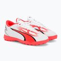 PUMA Ultra Play TT Jr Kinder Fußballschuhe puma weiß/puma schwarz/fire orchid 4