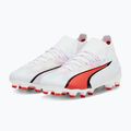 PUMA Ultra Pro FG/AG Jr Kinder-Fußballschuhe puma weiß/puma schwarz/fire orchid 12