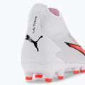 PUMA Ultra Pro FG/AG Jr Kinder-Fußballschuhe puma weiß/puma schwarz/fire orchid 9