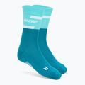 CEP Herren Kompressions-Laufsocken 4.0 Mid Cut ocean/petrol