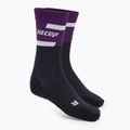 CEP Herren Kompressions-Laufsocken 4.0 Mid Cut violett/schwarz