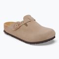 BIRKENSTOCK Boston Kids Schmal taupefarbene Flip-Flops 2