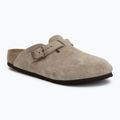 BIRKENSTOCK Boston Kids Schmal taupefarbene Flip-Flops