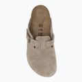 BIRKENSTOCK Boston Kids Schmal taupefarbene Flip-Flops 5