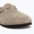 BIRKENSTOCK Boston Kids Schmal taupefarbene Flip-Flops 7