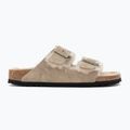 BIRKENSTOCK Arizona Shearling SL Narrow taupe flip-flops 2