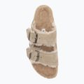 BIRKENSTOCK Arizona Shearling SL Narrow taupe flip-flops 5