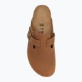 BIRKENSTOCK Boston LEOI Schmale cognacfarbene Flip-Flops 5