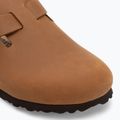 BIRKENSTOCK Boston LEOI Schmale cognacfarbene Flip-Flops 7