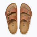 BIRKENSTOCK Arizona LEOI Schmal cognac Flip-Flops 10