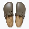 Badeschuhe BIRKENSTOCK Boston NL Regular smooth leather concrete gray 3
