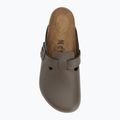 Badeschuhe BIRKENSTOCK Boston NL Regular smooth leather concrete gray 5