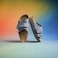 BIRKENSTOCK Kyoto LENB/LEVE Schmale Flip-Flops basaltgrau 4