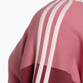 adidas Essentials 3-Stripes Crop Damen Sweatshirt rosa strata/shadow red/bliss pink/wonder quartz 3