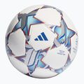 adidas UCL League 23/24 Fußball weiß/silbermetallic/helles cyan/royal blau Größe 4