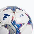 adidas UCL PRO 23/24 Fußball weiß/silbermetallic/helles cyan/royal blau Größe 5 4