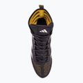 Boxschuhe adidas Box Hog 4 aurora black/cloud white/spark 5