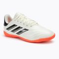 Kinder-Fußballschuhe adidas Copa Pure II Club IN elfenbein/schwarz/sonnenrot
