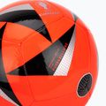 Fußball adidas Fussballiebe Club Euro 2024 solar red/black/silver metallic Größe 4 3
