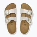 Kinder-Pantoletten BIRKENSTOCK Arizona Birko-Flor Narrow electric metallic pearl 4