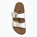 Kinder-Pantoletten BIRKENSTOCK Arizona Birko-Flor Narrow electric metallic pearl 5