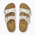 Kinder-Pantoletten BIRKENSTOCK Arizona Birko-Flor Narrow electric metallic pearl 4
