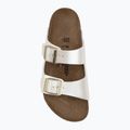 Kinder-Pantoletten BIRKENSTOCK Arizona Birko-Flor Narrow electric metallic pearl 5