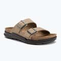 Pantoletten BIRKENSTOCK Arizona Crosstown Regular tabacco brown