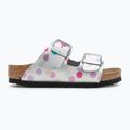 BIRKENSTOCK Kinder-Flip-Flops Arizona BF Narrow electric metallic dots silber 2
