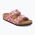 Kinder-Pantoletten BIRKENSTOCK Arizona Birko-Flor Narrow electric metallic copper hearts