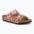 Kinder-Pantoletten BIRKENSTOCK Arizona Birko-Flor Narrow electric metallic copper hearts