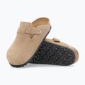 Badelatschen BIRKENSTOCK Boston Suede Leather sandcastle 5