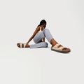 Badelatschen BIRKENSTOCK Arizona Flex Platform Birko-Flor sandcastle 6