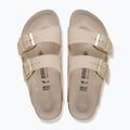 Damenbadelatschen BIRKENSTOCK Arizona Birko-Flor triples sandcastle/oyster 3