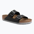 Badelatschen BIRKENSTOCK Arizona Birko-Flor black/light gray