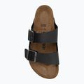 Badelatschen BIRKENSTOCK Arizona Birko-Flor black/light gray 5