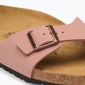 Damenpantoletten BIRKENSTOCK Madrid Birkibuc Narrow Pink Clay 6