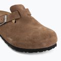 Badelatschen BIRKENSTOCK Boston Suede Leather dark tea 7