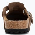 Badelatschen BIRKENSTOCK Boston Suede Leather dark tea 6