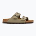 Badelatschen BIRKENSTOCK Arizona Birko-Flor faded khaki/dark brown os 2