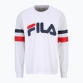 Herren Hoodie Sweatshirt FILA Luohe Oversized Crew bright white 5