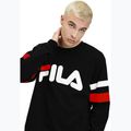 Herren Hoodie Sweatshirt FILA Luohe Oversized Crew black 4