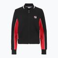 Sweatshirt Hoodie Damen FILA Settanta Track black/true red