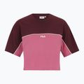 Shirt Damen FILA Loobu Blocked winetasting/red violet