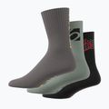 adidas FIVE TEN Cushioned Crew Socken 3 Paar schwarz/silbergrau/kohlefarben 7