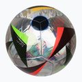 adidas Fußballliebe Training Folie Euro 2024 silber metallic/schwarz/glow blau Größe 5 Fußball